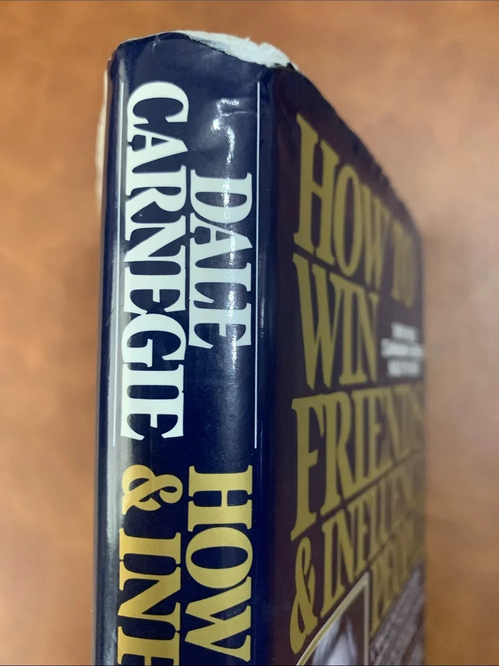 How to Win Friends & Influence People by Dale Carnegie - Navy & Gold Cover